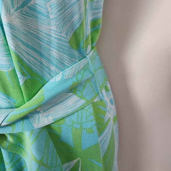 Lilly Pulitzer | Nadja Silk Blend Sleeveless Mini Dress in Limeade - Size XS - Picture 3 of 9